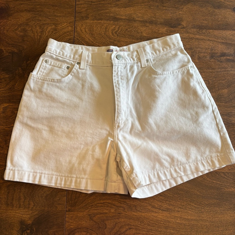Faded Glory White Denim Shorts